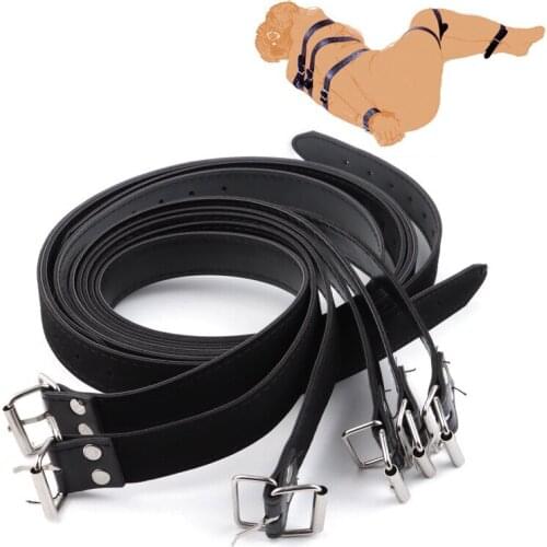 7pcs/set BDSM Sex Toys Body Tied Sex Belt Replace Bondage Belt Tortured BDSM Handcuffs Anklet Sex Bdsm Toys for Couples Toys 18