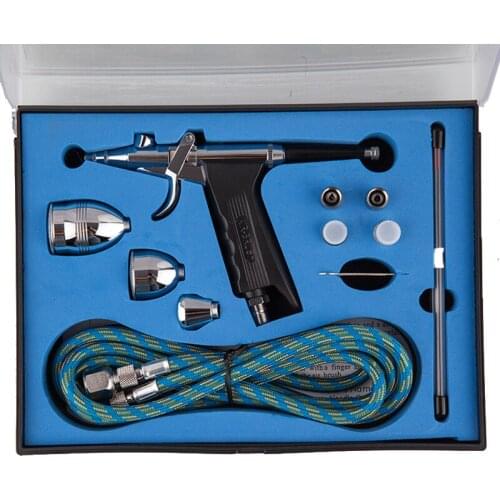 Dual Action Airbrush Spray Gun Air Compressor Kit Art Painting Tattoo Manicure Craft Cake Spray Model Air Brush Nail Tool Set