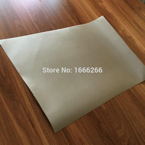 BLOCK EMF Silver Gray Plain Shielding Fabric with Adhesive Stickers