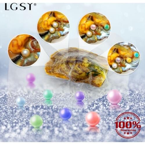 LGSY 6-8mm Akoya Pearl Pure Natural Saltwater Beads Fine Jewelry Making For Women Round Pearl Oysters Pearl High Quality 30pcs