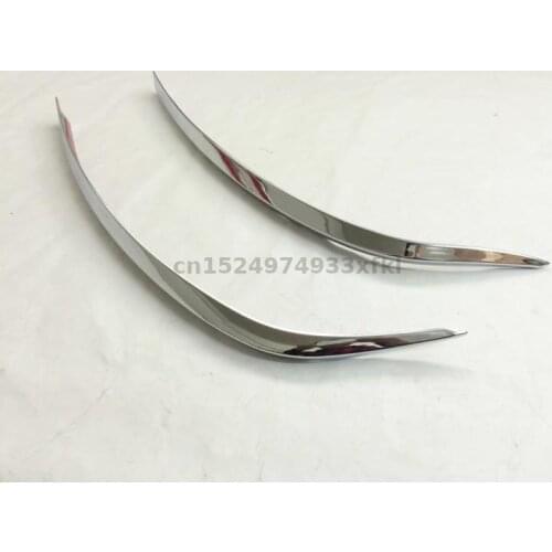 For Nissan QASHQAI 2016-2020 High-quality ABS Chrome Car Rubber Bumper Corner Anticollision Guard Protector Front Guard