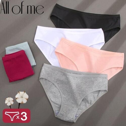 Cotton Panties Jacquard Design Pattern Women Underwear Sexy Female Lingerie Cotton Briefs Solid Color Intimates Pantys for Woman