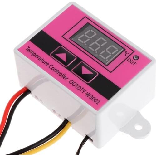 W3001 AC 110V-220V Temperature Controller Thermostat Switch Digital LED Display