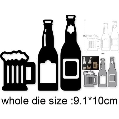 Craft dies metal cutting dies cut die Beer Mug Coffee Cup Scrapbooking dies crafts paper knife mould blade punch stencils dies