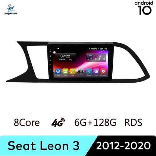 ANTWINS Android 10 Car Radio Stereo Multimedia Player with Touch Screen Bluetooth Apple Play for Seat Leon 3 2012-2020
