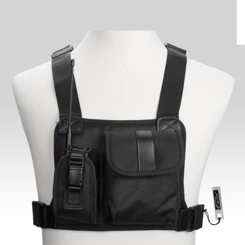 For Baofeng Radio Chest Bags Harness Front Pack Pouch Holster Vest Rig Carry Cade for Baofeng TYT Wouxun Motorola Walkie Talkie