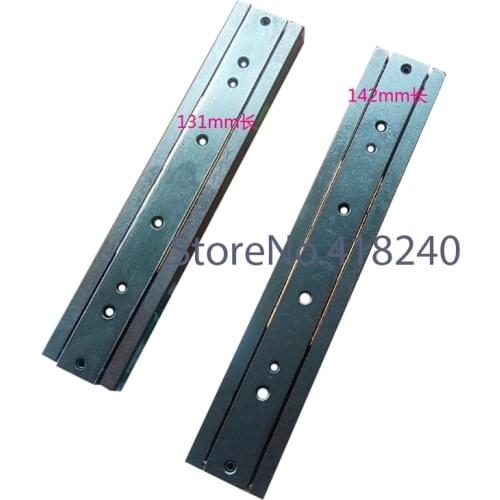 Embroidery Machine Accessories Towel Embroidery Guide Rails Six-pin Upper Middle Lower Rails Length 13.1cm 14.2cm 6 Needle
