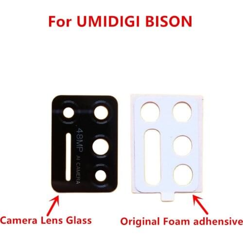 New UMIDIGI BISON Back Camera Lens 100% Original Rear Camera Lens Glass Replacement Accessories For UMIDIGI BISON Phone