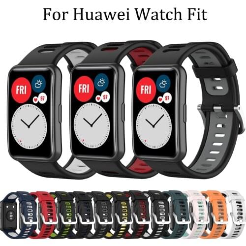 2021New Soft Strap For HUAWEI Wacth Fit Smart Watch Wrist Bracelet For huawei watch fit Strap Replacement Accessories with tools