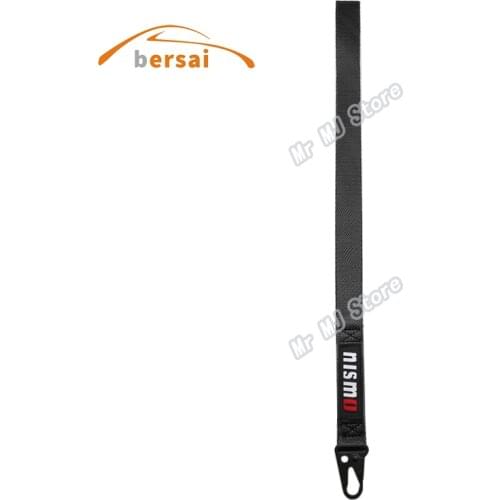 JDM nismo lanyards Car Styling Fashion design ID card Keyring key chain Strap Lanyard For NISSAN Nismo Tiida Teana accessories