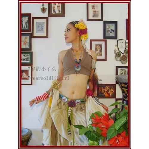 Lycra cotton Belly dance bra top AI09