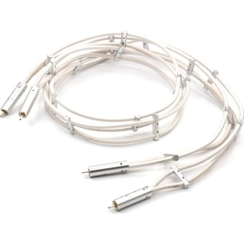 YTER Argento the Flow Hi Fi Audio RCA Cable Interconnect Cable HI-End Signal cable for CD Amplitier