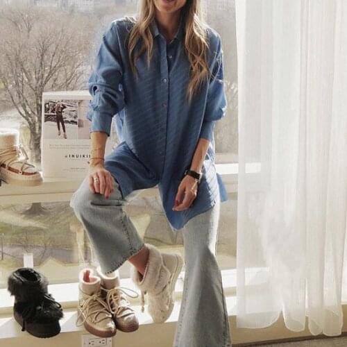 Ladies 100% Silk Jacquard Long Sleeve Lapel Blouse Shirt Top