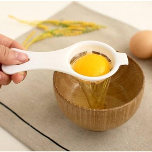 Egg Divider Egg Yolk White Separator Eggs Separator White Sieve Egg Yolk Separator Plastic Kitchen Eggs Tools