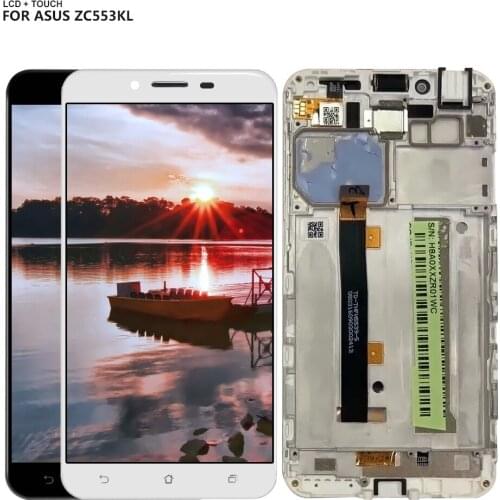 5.5 inch For Asus ZenFone 3 Max ZC553KL LCD Display Digitizer Touch Panel Screen Sensor Assembly Frame Free Tools