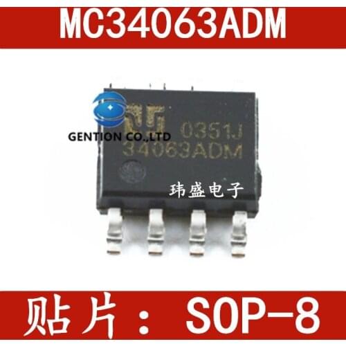 20PCS 34063A AMC34063ADM (MC34063A) SOP8 in stock 100% new and original
