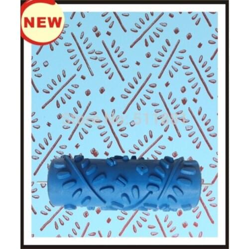 5'' Liquid wallpaper print roller tools FREE shipping 125mm liquid wallpaper patterned paper mould wall paint print roller