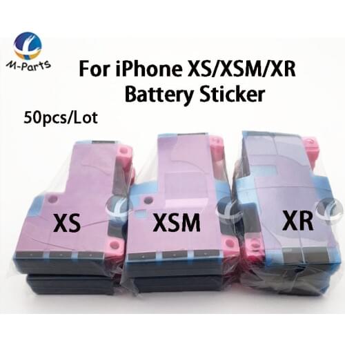 50pc / Lot Battery Sticker For iPhone SE2 2020 11 Pro Max 11Pro X XS XSM XR 8 8P 7 7P 6 6P 6S 6SP Plus 5 5S 5C SE 4 4S Adhesive