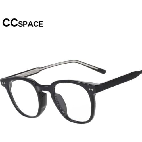 53252 Square Retro Blue Light Blocking Glasses Frame Rivet Women Eyewear Reading Computer Eyeglasses
