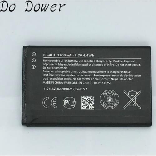 High Qualtiy 1200mAh BL 4UL BL-4UL Battery For Nokia Lumia 225 330 RM-1172 RM-1011 RM-1126 BATTERY BL4UL