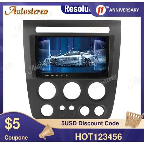 Android 9.0 32GB+2GB Car GPS Navi Auto Stereo For Hummer H3 2005-2010 Auto Radio Tape Recorder Head unit Car Multimedia Player