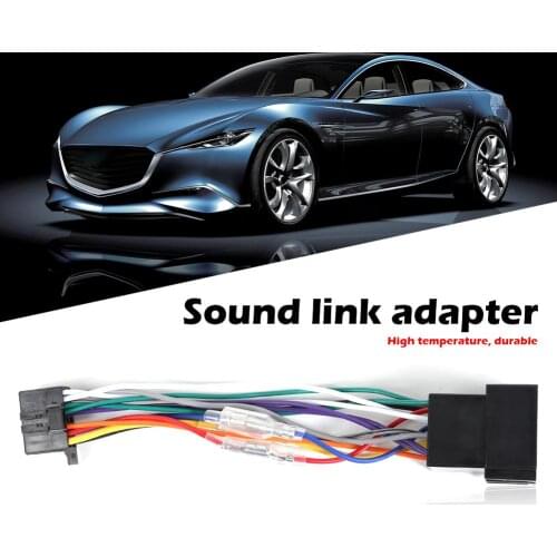 ABS Car Stereo Radio ISO Standard Wiring Harness Connector 16 Pin PI100 Plug Cable for Pioneer 2003-on Auto Wire Cable Adapter
