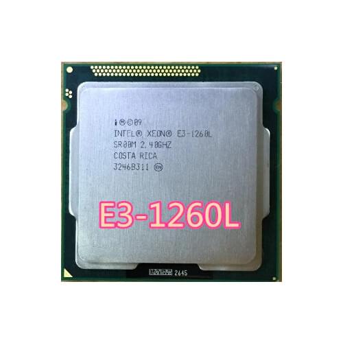 Xeon CPU Processor E3 1260L E3-1260L 2.4GHz L3 8M Quad-Core TDP 45W CPU For HP GEN8 E3-1260L e3-1260L