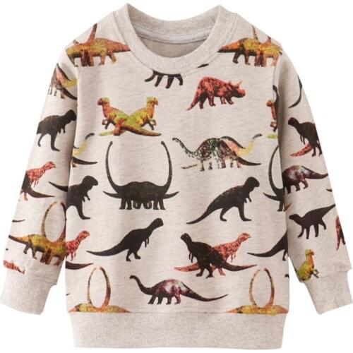 Baby boys long sleeve dinosaurs Sweatshirts Baby cotton shirt children clothing printed t shirt toddler tops for kids boy Tees