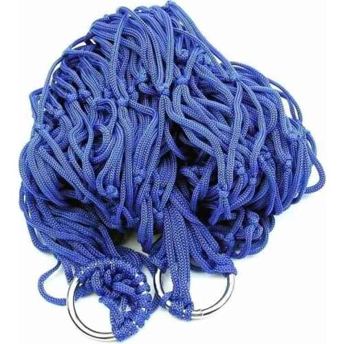 Calming mesh swing childrens single hammock, nylon rope net pocket hammock, childrens swing