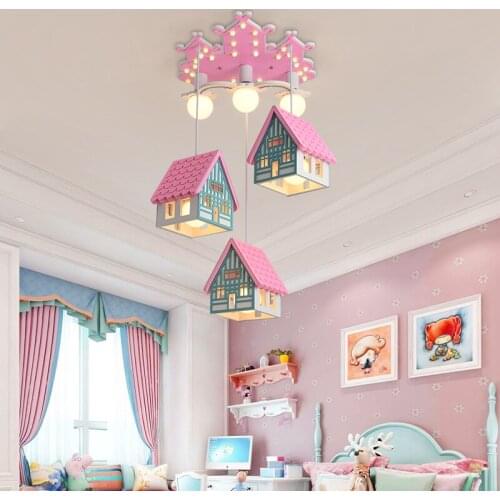 House Pendant Lights Color Remote Control Dimming Hanging Lamp for Children Room Bedroom Livin Groom Decoration Led Chandelier