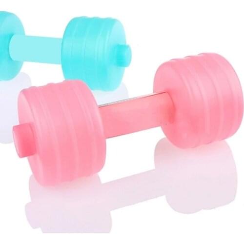 Bodybuilding Water Dumbbell Weight Dumbbells Slimming Fitness Gym Equipment Yoga Crossfit Training Sport Plastic Bottle Exercise