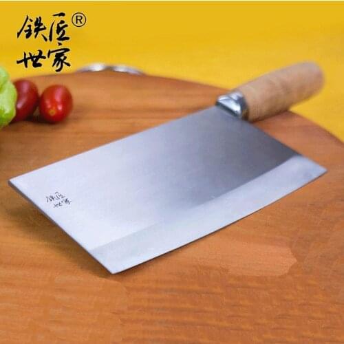 Chef slicing knife Chinese handmade stainless steel cleaver knife vegetable fruit fish meat knife couteau cuisine professionnel