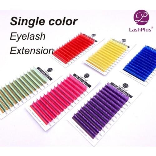 LASHPLUS Brand New C/D Curl 0.07 7-15mm Mix Length False Lashes Eyelash Individual Colored Lashes Faux Eyelash Extensions