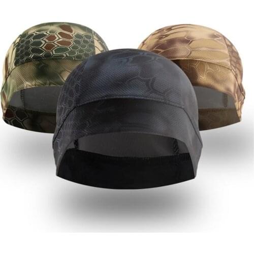 Summer Helmet Liner Cap Breathable Quick Drying Sport Beanie Men Women Running Riding Bandana Headscarf Scarf Hat Hood Headband