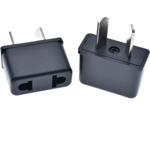 50pcs/lot Copper Plug adaptor ! Universal US/EU to AU/NZ Power Plug Travel Adapter for Australia or New Zealand