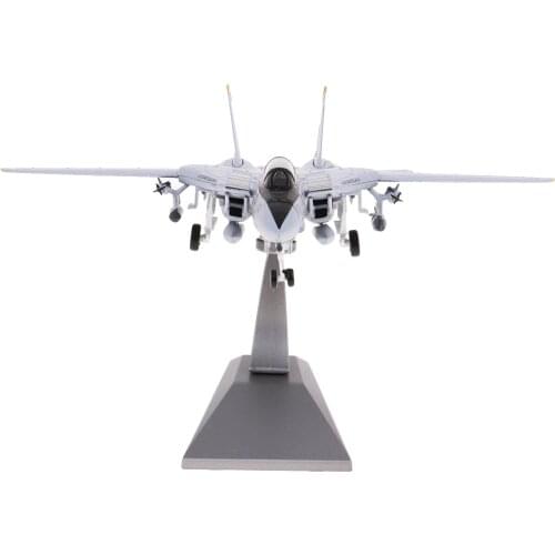 MagiDeal 1:100 F-14 Tomcat Fighter Aviation Military Airplane Diecast Alloy Helicopter Aircrafts Model