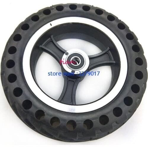 Non inflatable wheel 200x50 soild tyre 200X50 Full Wheels Size 8X2" Tyre for Electric Scooter Wheel Chair Truck Trolley Cart
