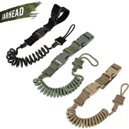 Nylon Tactical Two Point Rifle Sling Adjustable Bungee Tactical Airsoft Gun Strap System Paintball Gun Sling for Airsoft Hunting