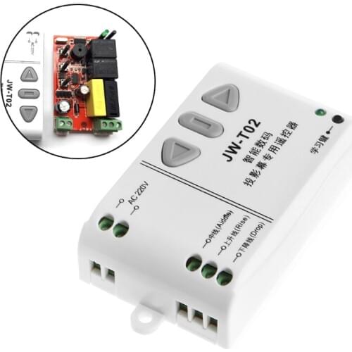 New Projection Screen Wireless Remote Controller&Receiving Controller Receiving Controller Up Down Switch