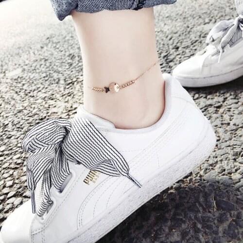 Whole 100% Real 925 Sterling Silver Exquisiteness Anklets with Fish Drop Shiny Zirconia Polishing Bead Chain Fashion Accessories