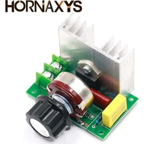 AC 220V 3800W SCR Motor Speed Controller Imported Thyristor Power Electronic Dimmer Voltage Regulator Temperature Silicon Switch