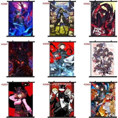 Shin Megami Tensei PERSONA 5 Anime manga wall Poster Scroll cc