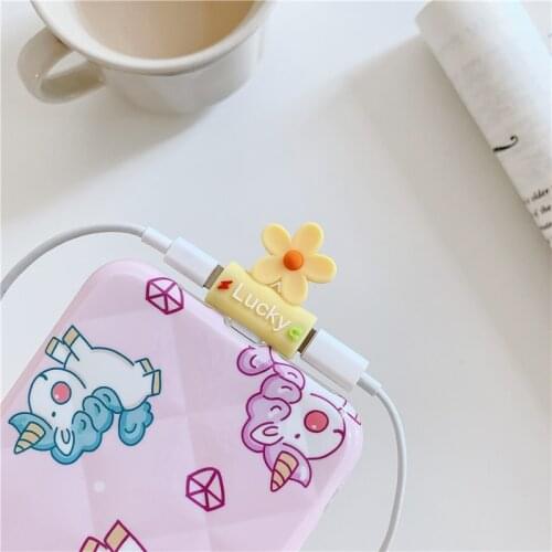 Cute Cartoon Splitter for iPhone Ios Port 7 8 Apple 11 12 X Xs XR Xs Max 2 In 1 Earphone Headset Charging Connector Listen Music