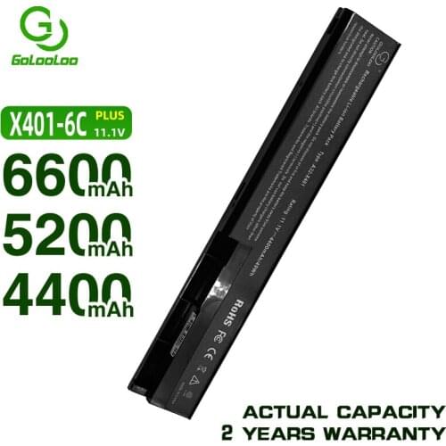 Golooloo Laptop Battery for Asus X401A X501A X301 X301A X401 F301 F401A F501A S401U S301A S401A S501 A32-X401