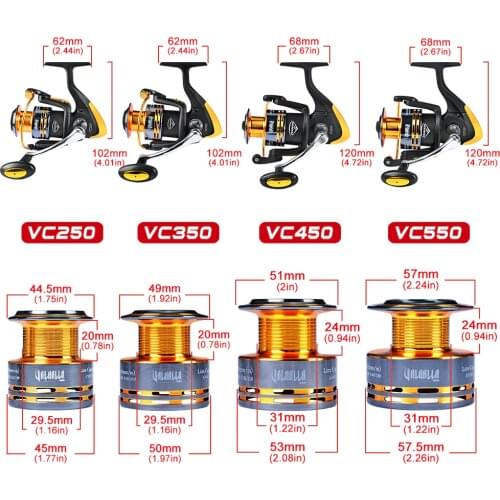 PRO BEROS Spinning Metal Wheel 12BB 5:1 Vertical Axis Gear Wheel Fishing Line Fishing Reel Fishing Accessories VC250 VC350