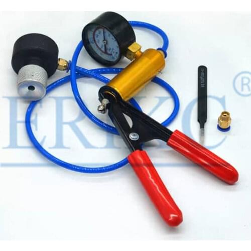 Universal Common Rail CRS Injector Valve Assembly Leaking Tester Tightness Diagnsotic Tool With Vacuum Gauge HNBR Seal O Ring