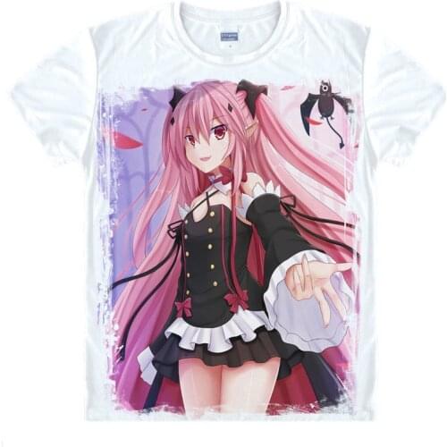 Yuichiro T-Shirt Shinoa Hiragi Shirt Mans summer t-shirts anime shirt womens fashion t-shirts anime dress cosplay gift a