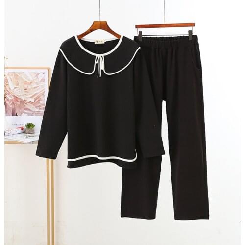 Pijama Feminino New Derong Velvet Pajamas For Women Autumn Winter Fleece Warm Home Clothes Long Sleeve Thicken Sleepwear Set