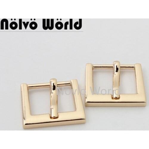 10-50pcs 26*23mm 18mm inner alloy removable pin buckle for woman handbag single prong buckle chain purse accessories