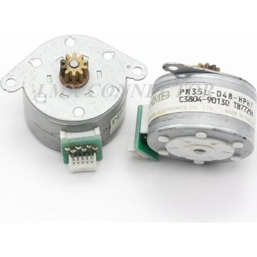 2PCS NMB PM35L-048-HPH7 Stepper Motor 7.5 Degree with Gear